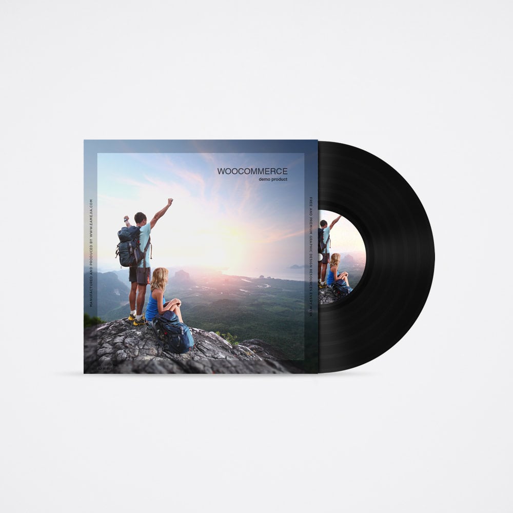 Vinyl record mockup
